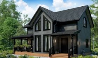 Проекты каркасных домов с террасой от 3679 рублей | Строй-Лсз