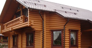 Строительство дома из оцилиндрованного бревна в Лесозаводске - от 136643 рублей