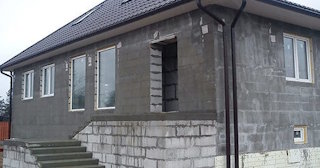 Фасад из газобетона для дома в Лесозаводске - Строй-Лсз, качественная отделка от 2103 руб.